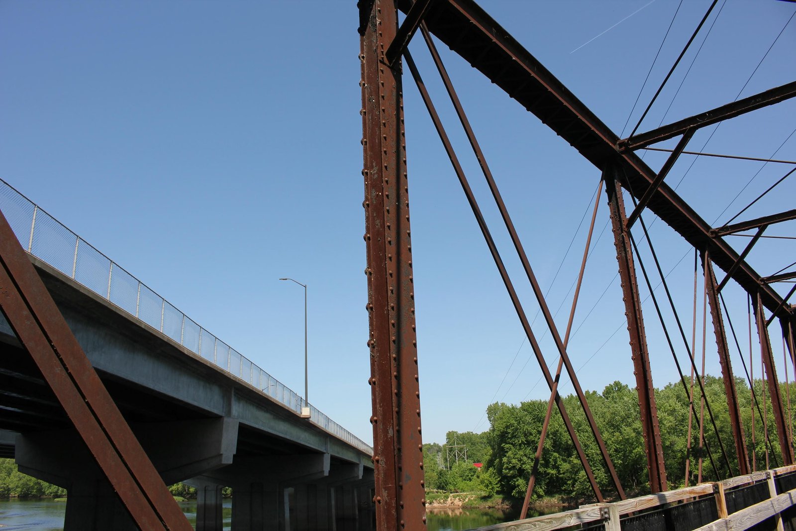 Vertical member, south span (span #1)